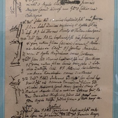 Хрышчэнне запіс у метрычнай кнізе - 2